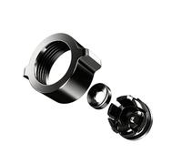 Aqvjd 17Mm Ball Head Adapters Nut for Vehicle Phone Mount Brackets Windshield Suction Cup Stand Aluminum Screw Nut Cap Pad Tablet Stand Fixing Bolt