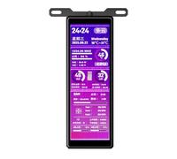 Aqvjd 4.58inch Aluminum Alloys Frame 960x320 Resolution Small Monitor for Desktop Temperature and Memory Tracking Aluminum Computer Screen