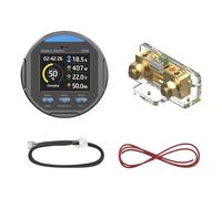 Aqvjd 50A / 100A / 350A Battery Capacity Waterproof Digital Battery Tester Ammeter Voltmeter Electricity Current Monitor with LCD Screen