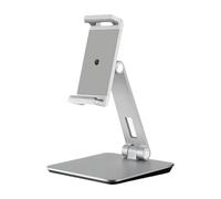 Aqvjd Aluminum Alloy Tablets Mounting Brackets with Stable Clamp Base for Reading Watching Movie or Video Calls Ergonomic Tablets Stand