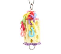 Aqvjd Chew Stone Teeth Grinding Toy for Parrots and Hamsters to Maintain Teeth Cleaning Through Natural Gnawing Cage Decors Interactive Hamster Toy