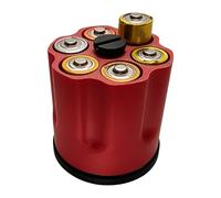 Aqvjd Intelligent Rotating Battery Case for D Cells Holder Box Compact Size Multiple Color Option Safe and Sturdy Construction Rotating Top Battery Planner