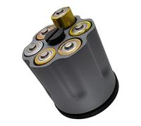 Aqvjd Intelligent Rotating Battery Case for D Cells Holder Box Compact Size Multiple Color Option Safe and Sturdy Construction Rotating Top Battery Planner