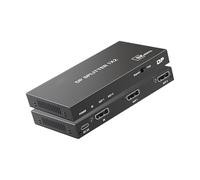 Aqvjd Port Splitter 1.4 Splitter Supports 8K @ 60Hz & 4K @ 144Hz 1 in 2Out Adapter for MultiMonitor Setups Double Monitor Link