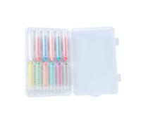 Aqvjd Smooth Writing Water Soluble School Chalk Colorful White Chalk Set Safe and Easy Clean for School Offices and Kids Art Colorful Set