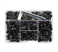 AQWAL Compatible With SUZUKI For GSXR 600 750 1000 K1 K2 K3 K4 K5 K6 K7 K8 K9 K10 Motorcycle Fairing Bolts Fastener Clip Screw Windscreen Fairing Bolt Motorbike Nuts Bolts Sets (Color : 2)