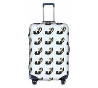 aqwerrea Skunk Print Stretchy Suitcase Cover with Pattern Luggage Protector with Handle Holes & Buckle for Travel XL
