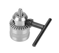 aqxreight 0.6 6Mm Key Type Drill Chuck with Chuck Key for 3/8 24Unf Electric Power Drill, Bench, Portable Machine (0.6- MM3/8-24UNF)