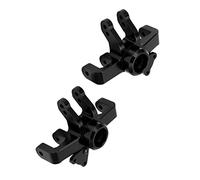 aqxreight 1 Pair Aluminum Alloy Front Steering Cup for LOSI SUPER BAJA REY 1/6 RC Car Upgrade PartsSilver More Appearance and Clearance Cup It Quality of High Durable Material Made (Black)