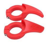 aqxreight 1 Pair Mini Bicycle Rest Handlebar Universal Bike Extended Bar Ends for Mountain BikeBlack Can Performed Emergency the Is Long-time the Effectively Reduces on By Design (Red)