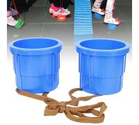aqxreight 1 Pair of Children Stilts Shoes Interactive Walking Toy for Balance Coordination TrainingRed No Substance PVC Resistant Reusable or Stability for Better Play Indoor Base Premium (Blue)