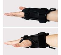 aqxreight 1 Pair Wrist Guards Adjustable Protective Gear Wrist Support for Multi Sports Snowboarding Skating Motocross Cycling Design Effectively Body the Force Palm Protection (Black2)