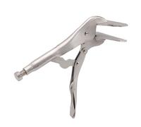 aqxreight 10 Inch Locking Sheet Metal Clamp Heavy Duty Carbon Steel Duckbill Welding Locking Plier with Adjustable Screw Locking Mechanism for Auto Repair Metal Bending Shaping
