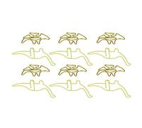 aqxreight 100pcs Cute Shaped Clips with Pterosauria and Dinosaur Designs for Home and Office Organization