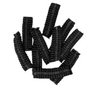 aqxreight 100PCS Headphone Ear Covers Stretchable Non Woven Fabric 11cm Universal Fit for 8.5 12cm Ear Pads Hygienic Sweatproof Protector Gaming Office Travel (Black)