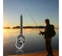 aqxreight 100Pcs Threaded Boilie Bait Screws for Carp Hair Rigs Hooks Carp Fishing Terminal Tackle Simple for Wary Operation High Matt and Soft Bait Finish The Locking Spook