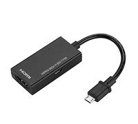 aqxreight 1080P Micro USB to Adapter 8-channel Stereo Sound 5pin Video Adapter for Android Phone a an TV Give USB TV to HD Micro Phone Connects