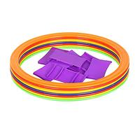 aqxreight 10pcs 28cm/38cm Speed Ring Football Soccer Basketball Sport Training Rings Equipment the Place and the PE 10 with Easy 10 Use Ringspeed