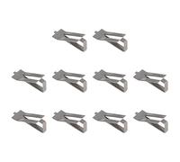aqxreight 10Pcs Glass Bed Spring Turn Clamp/Holder Stainless Steel 3D Printer Accessory Ender 3 Pro 3S Ensuring Stable with Glass Bed Spring Turn ClipGlass ClipGlass Clamp/Holder SetSpring