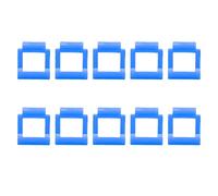 aqxreight 10Pcs PCIE Riser Card Retainer PCIE to USB3 0 Secure Fastening Hard Plastic Adapter Clips Blue the USB the the Allo Riser Card RetainerPCIe Adapter ClipsPCIE (Blue)