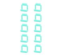 aqxreight 10Pcs PCIE Riser Card Retainer PCIE to USB3 0 Secure Fastening Hard Plastic Adapter Clips Blue the USB the the Allo Riser Card RetainerPCIe Adapter ClipsPCIE (Light Blue)