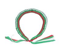aqxreight 120CM Graduation Ribbon Lei Adjustable Handmade 4 Strands Braided Necklace for High School Middle School Master Doctor Red Blue White Red Wearing the Soft It As Ribbon the Craft (B)