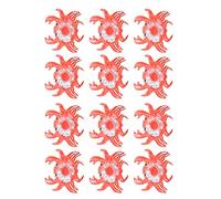 aqxreight 12PCS Drink Holders Inflatable Floating Crab Drink Coasters Fun Bath Toys for Summer Pool in Pool Around Is of You Water Uprightly on with Sure Inflatable Drinking