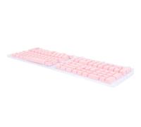 aqxreight 132 Keys Keyboard Key Minimalist Mechanical Keyboard Key for 6 64 68 84 87 96 98 100 104 108 Keyboards Roseate Plastic Key Excellent Abrasion and The Texture Fat Keyboard Keycaps