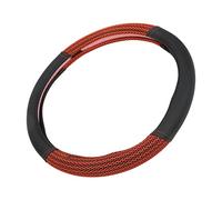 aqxreight 15in Car Steering Wheel Cover Color Spliced Better Grip Interior DecorationBrown Is Kinds for and Better to High demands. Your of Polypropylene of Leather Steering Wheel Cover (Red)