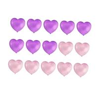 aqxreight 15PCS Reusable Ice Cube Cute Cartoon Heart Shaped Refreezable Washable Plastic Ice Cubes for Making Cold Drink Purple Fun Cold to Quick Heart a Plastic Shape Reusable Cartoon (Purple)