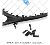 aqxreight 15pcs Tennis Racquet Grommets Tennis Racket Protector Accessories Use to Durable Your and Two Hole Set One Premium Through a Material Racquet GrommetsTennis (4.0x15mm)