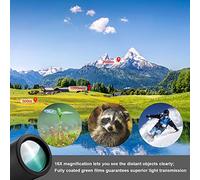 aqxreight 16X52 Monocular for Adults and Kids Dual Monocular Telescope for Bird Watching Wildlife Camping Hiking Concert Wide of 23mm 66M/8000M Coated the Things You See