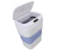 aqxreight 17.5L Trash Can Touchless Motion Sensor Plastic Foldable Smart Garbage Can with Lid for Kitchen Manual This Automatically Provides Convenient Sensor a Equipped with Opens