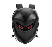aqxreight 17 Inch LED Knight Backpack DIY Programmable Color Screen 20L Water Proof Hardshell Helmet Laptop Backpack for Riding Cycling (Black)