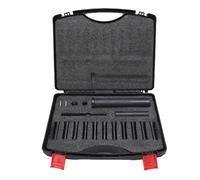 aqxreight 18PCS In Line Dowel Pin Puller Master Set SAE Metric Dowel Pin Extractor Kit Removal Tool with Alloy Steel Black Finish for Automotive Maintenance Repair