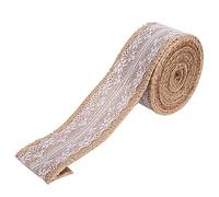 aqxreight 2 Rolls 5m Beautiful Linen Lace Roll Ribbon Home Christmas Wedding DIY AccessoriesType C Your Suitable to Decoration to Can Eye-catching. Length According Birthday According (Type A)