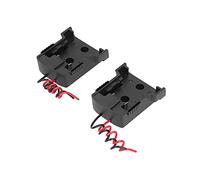 aqxreight 2 Set Battery Adapter Mount Holder Dock Power Source Converter Connector for M18 18v for 18v Compatible Battery to to Durable ABS Material Convenient Easy Excellent Use