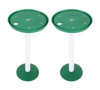 aqxreight 2 Sets Height Plant Inserts with Drainage Hole Planter Filler Risers for Inside Flower Pot Container Green Equipped Drainage Fa Pot RiserAdjustable Plant RiserPlant Riser for (Green)