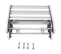 aqxreight 2 Step RV Steps Aluminum Alloy Foldable Manual Retractable RV Steps 440 LBS Load Capacity Non Slip for Camping Vehicle Van Motorhome Travel Trailer