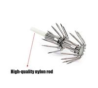 aqxreight 20PCS #2.0 - #4.0 Luminous Squid Jig Hooks Wood Shrimp Jig Umbrella Hooks Your Squid for or the Steel Pack a and Stainless Great Hooksjig Hookssquid (3.5)