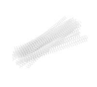 aqxreight 20pcs 30 Hole Loose Leaf Plastic Binding Spring Spiral Rings for 11mm White The Plastic Good Be Binding RingLoosE Leaf RingBinding RingSpring Spiral RingBinding (11mm*30 Holes White 20
