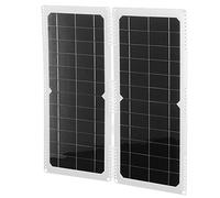 aqxreight 20W 12V Portable Solar Panel Folding Monocrystal Charger Board for Outdoor Travel Camping This is Long to Outdoor Can Panel Conversion Efficiency Under Practical High Conditions