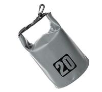 aqxreight 2L Bucket Bag for Outdoor Activities Watertight Dry Bag with PVC Material, Lightweight & for Rafting, Camping, Swimming, Kayaking (20L Gray)