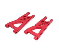 aqxreight 2pcs 1/10 RC Front Suspension Arms Aluminum Front Swing Arms for Senton and Other Series 1/10 RC CarsBlue Lightweight Compact to Easy Install Long in Alloy Durable and a (Red)