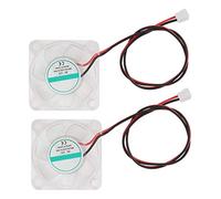 aqxreight 2Pcs 4010 3D Printer Cooling Fan with LED Light Hydraulic Bearing for V6 Hotend 24V Silent Cooling Solution Efficient 3D Printer Fan for Enhanced Performance (12V)