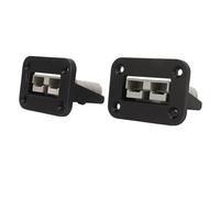 aqxreight 2pcs 50A Plug Mounting Panel Mystical/Fantasy Retardant Embedded Connectors Flush Mount Recessed Plate for Anderson Power SB50 Series Connector for and to for Applications Mounting Series