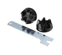 aqxreight 2Pcs Blender Rubber Coupler Gear with Removal Tool - Food Grade Replacement Parts for 9704230, Easy to Install Blender Accessories, Compatible with Most
