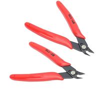 aqxreight 2Pcs Diagonal Cutting Pliers Carbon Steel Wire Stripper Tool for Effortless Cable Cutting and Stripping, Hand Tool for Electricians and Projects, Side
