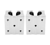 aqxreight 2PCS Open Sliding Ball Bearing Block SBR25UU Aluminum Alloy Wear Resistant Linear Movement Block for Industry Use Is Even and Performance Is Distribution Internal Ball the Slider