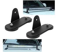 aqxreight 2pcs Powerful Magnetic Mount Bracket Holder Set Strong Magnetic Base Roof LED Light Easy and Put Directly Anywhere Put You As Your Can and RID Panels Powerful Mo (AsShown,Black)